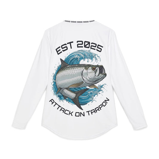 Baiters' Better Baits Attack On Tarpon Long Sleeve Outdoor T-Shirt UV