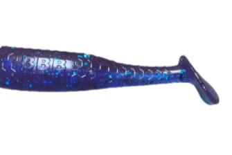 Deep Sea Blue Goliath 4'' Goliath Paddletail (HANDMADE)