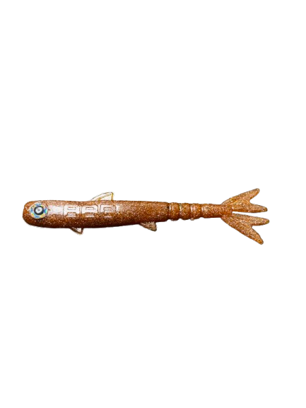 24K Golden 5" Double Tail