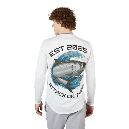 Baiters' Better Baits Attack On Tarpon Long Sleeve Outdoor T-Shirt UV